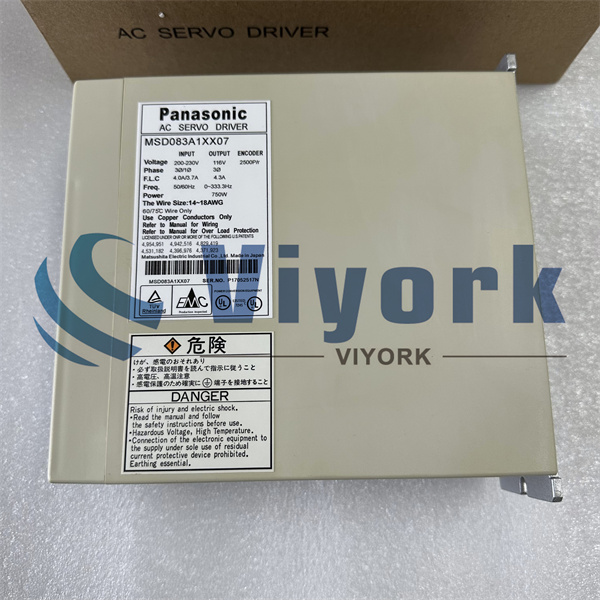 Panasonic MSD083A1XX07 SERVO DRIVE NEW