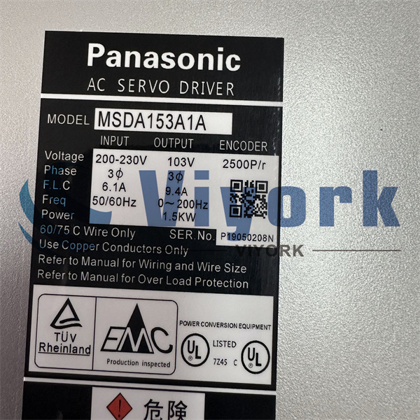 Panasonic MSDA153A1A AC SERVO DRIVE NEW