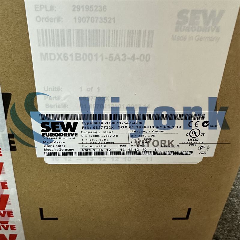 SEW MDX61B0011-5A3-4-00 INVERTER NEW&ORIGINAL