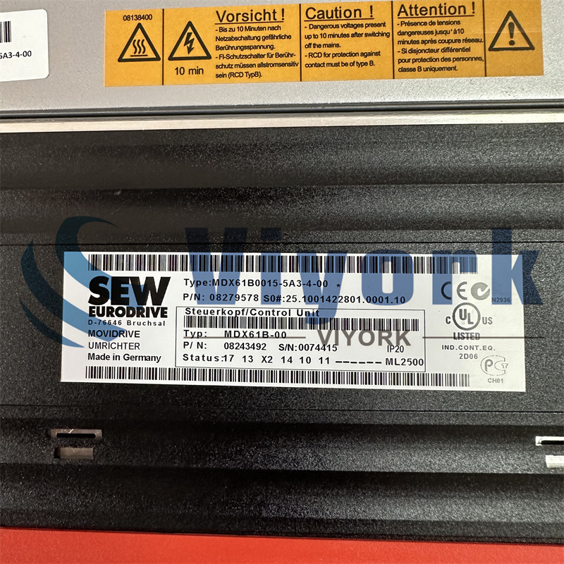 SEW MDX61 B0015-5A3-4-0T INVERTER NEW