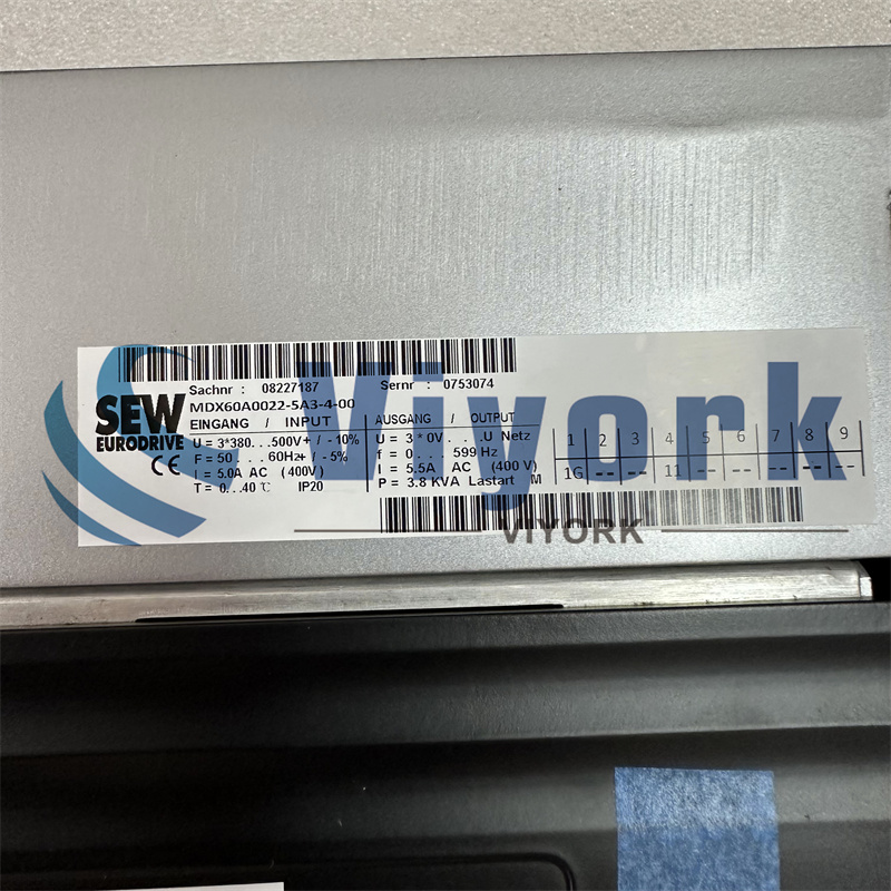SEW MDX61 B0022-5A3-4-00 INVERTER NEW