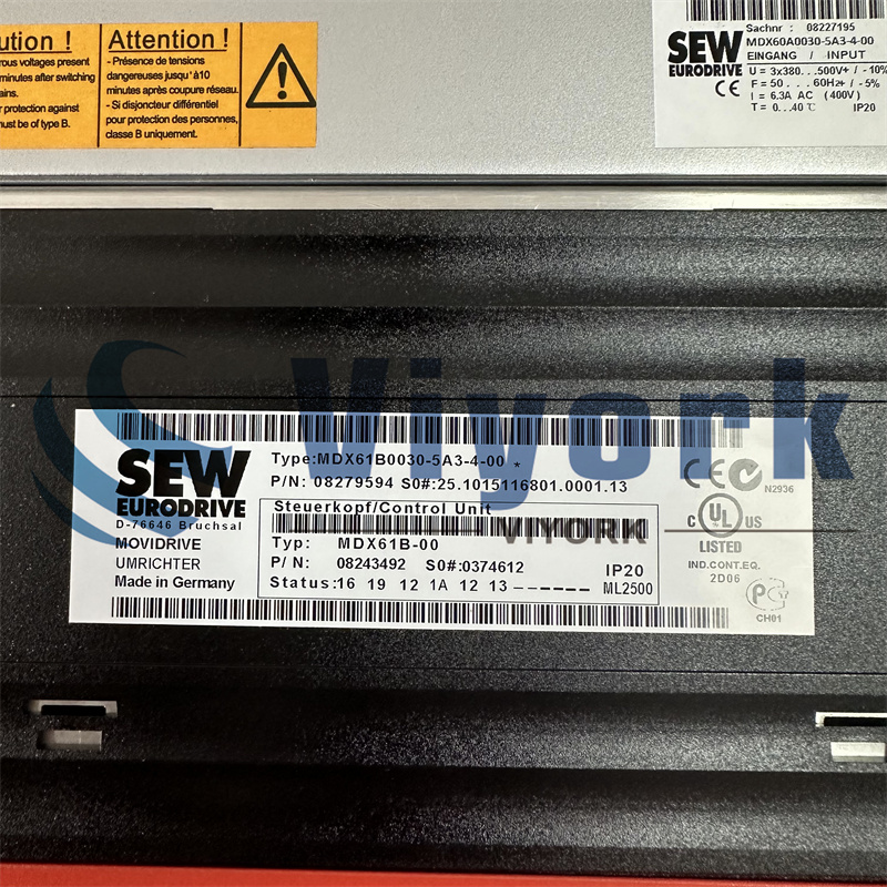 SEW MDX61 B0030-5A3-4-0T INVERTER NEW