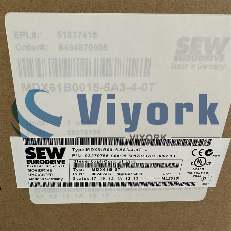 SEW MDX61B 0015-5A3-4-0T INVERTER NEW