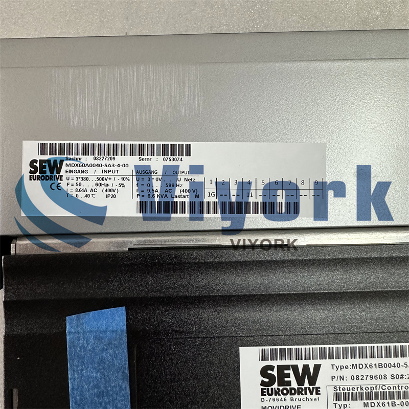 SEW MDX61B0040-5A3-4-00 INVERTER NEW