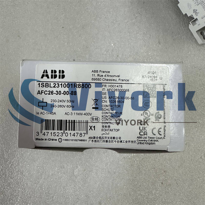 ABB AFC26-30-00-88 with CC4-10 CONTACTOR NEW