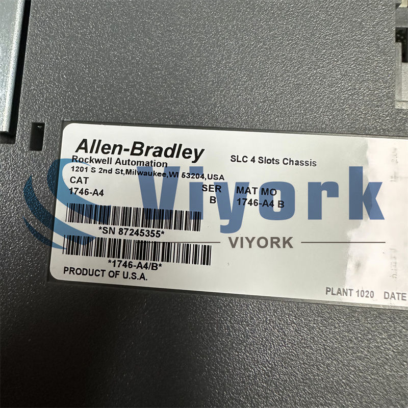 ALLEN BRADLEY 1746-A4 SLC 500 4 Slots Chassis NEW