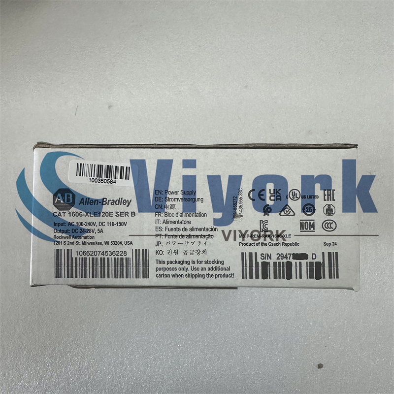 Allen Bradley 1606-XLE120E POWER SUPPLY MODULE NEW