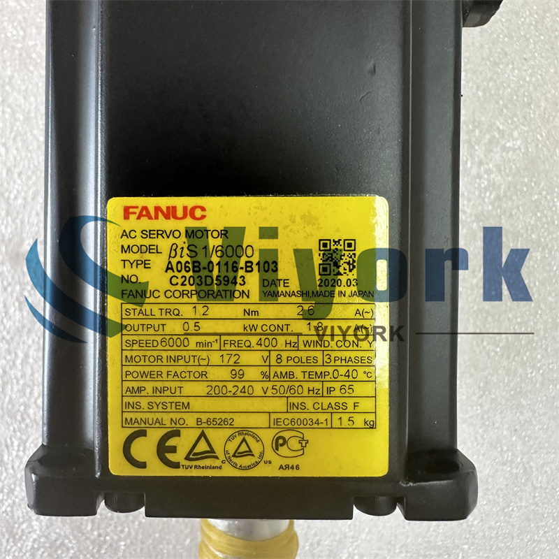 Fanuc A06B-0116-B103 SERVO MOTOR NEW