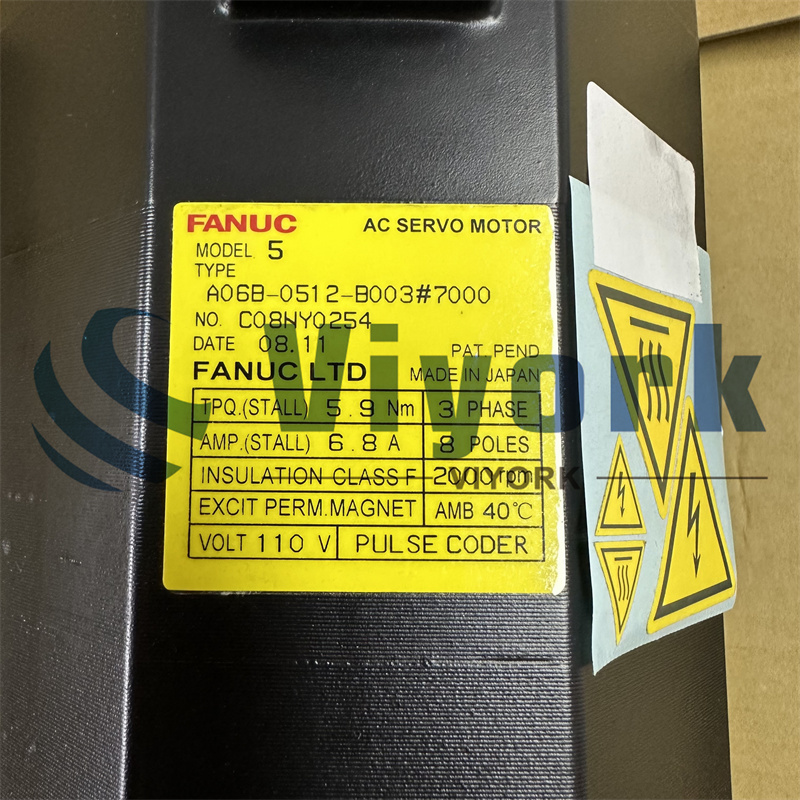 Fanuc A06B-0512-B003#7000 AC SERVO MOTOR NEW