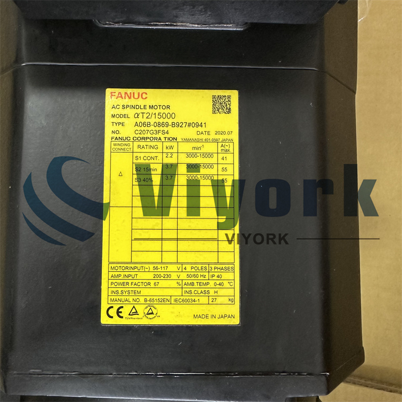 Fanuc A06B-0869-B927#0941 SERVO MOTOR NEW
