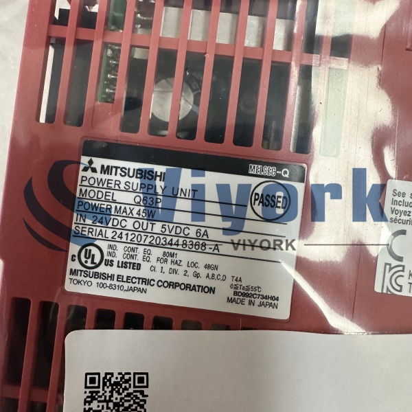 Mitsubishi Q63P PROGRAMMABLE CONTROLLER MODULE NEW