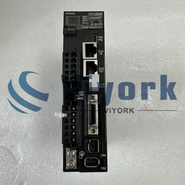Omron R88D-KN02H-ECT-R SERVO DRIVE G5-SERIES NETWORK TYPE AC 200WATT 200VAC NEW